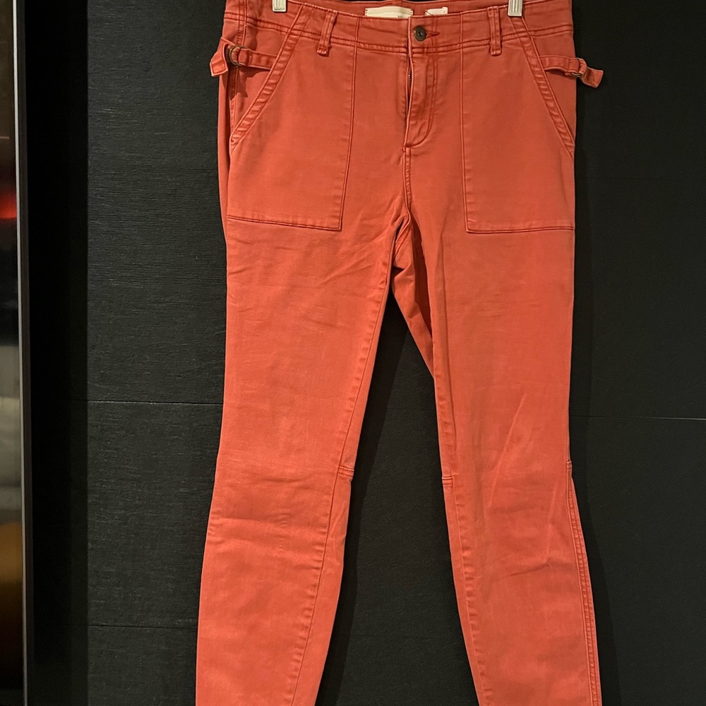 Anthropologie HEI Women's orange skinny pants